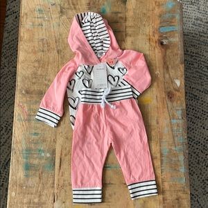 💗 NWT Pink and Black Jumpsuit 💗